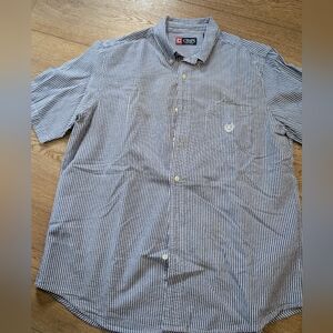 Men's Chaps Short Sleeve Dress Shirt